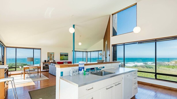 House, Multiple Beds, Fireplace, Ocean View (Haltwhistle West) | Private kitchen - Haltwhistle West w/ Ocean Views! (Sea Ranch)