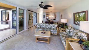 Condo, Multiple Beds (Surf & Racquet Club #3-201) | Living room - Surf & Racquet Club #3-201 (Kailua-Kona)