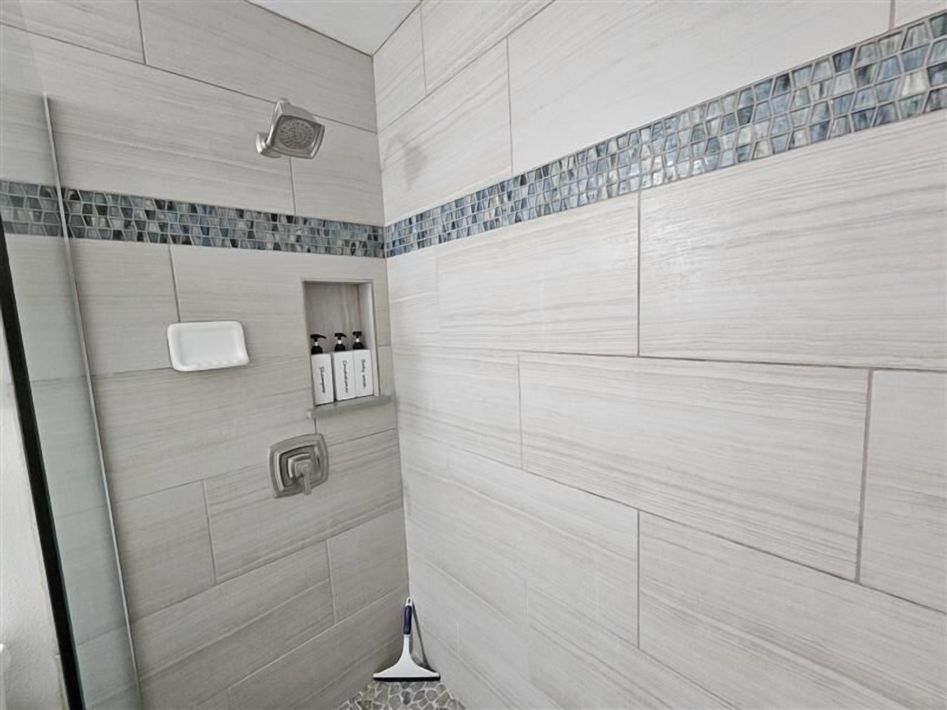 Condo, 1 Queen Bed with Sofa bed, Lanai, Ocean View (Sea Village #4210) | Bathroom | Shower, hair dryer, towels