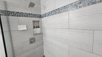 Condo, 1 Queen Bed with Sofa bed, Lanai, Ocean View (Sea Village #4210) | Bathroom | Shower, hair dryer, towels