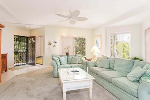 Condo, Multiple Beds, Lanai, Ocean View (Kanaloa At Kona #3701) | Living area | 42-inch flat-screen TV with digital channels - Kanaloa At Kona Enjoy Peace in Paradise! (Kailua-Kona)