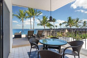 Apartment, 1 King-Bett und Schlafsofa, Veranda, Meerblick (Royal Sea Cliff #418) | Balkon