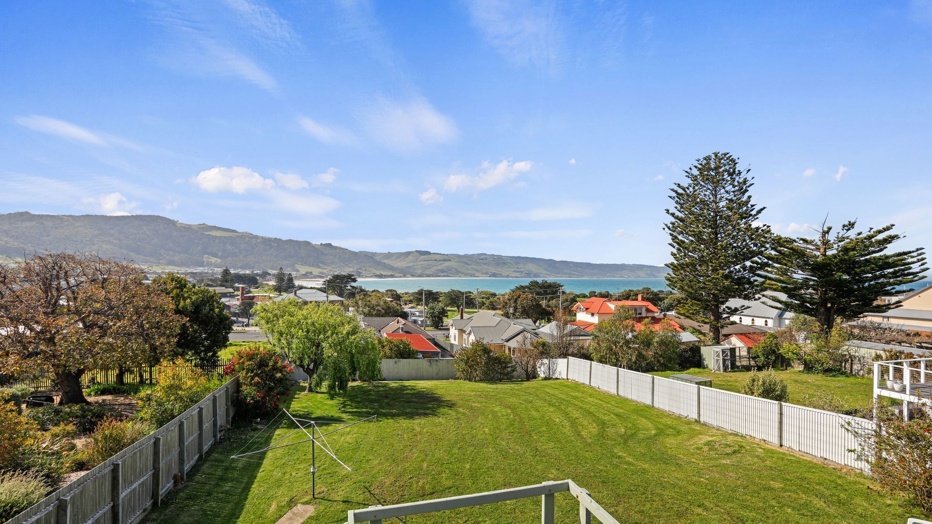 Blick von der Unterkunft