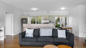 TV, fireplace - Sea Forever - Original Apollo Bay beach home (Apollo Bay)