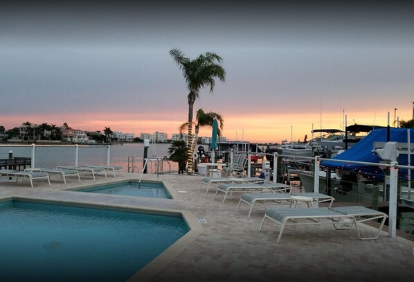 Condo, Multiple Beds (St Pete Beach Yacht and Tennis Club 9) | Pool | A heated pool