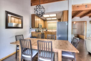 House, Multiple Beds, Balcony, Mountain View (Northwoods Hangout) | Dining