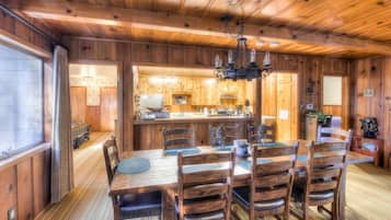 House, Multiple Beds, Fireplace, Mountain View (Zephyr Cove Cabin) | Dining