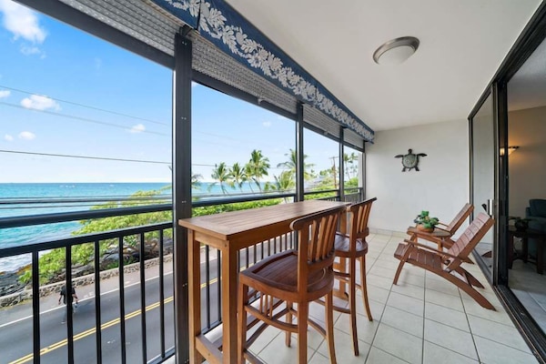 Condo, Multiple Beds, Balcony, Ocean View (Kona Alii #204) | Outdoor dining