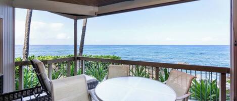 Condo, Multiple Beds, Patio, Ocean View (Kanaloa 2201) | Outdoor dining