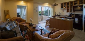 Apartment, Multiple Beds (2-302 The Beach Villas at Kahaluu) | Living room