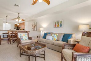 Condo, Multiple Beds (Beach Villas M3 at the Waikoloa Beach) | Living room