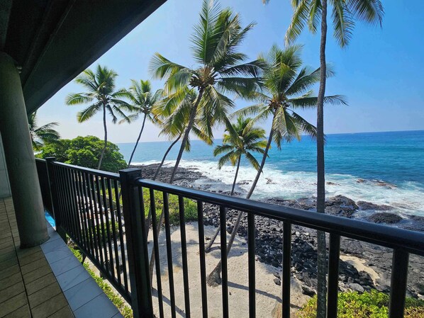 コンドミニアム ベッド (複数台) バルコニー オーシャンビュー (Kona Nalu #302) | 部屋からの景観