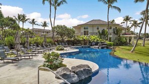 Pool - Fairway Villas D5 at the Waikoloa Beach Resort (Waikoloa)