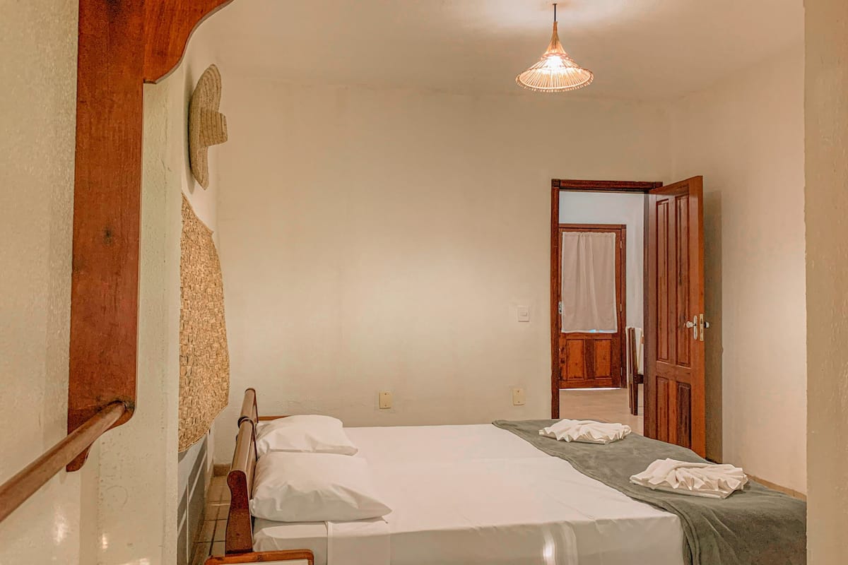 Laptop workspace, WiFi (free), individually decorated, bed sheets
