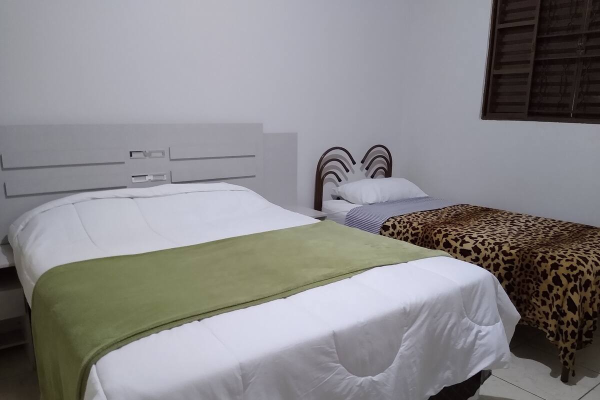 Triple Room (1 Double bed + 1 Single bed)