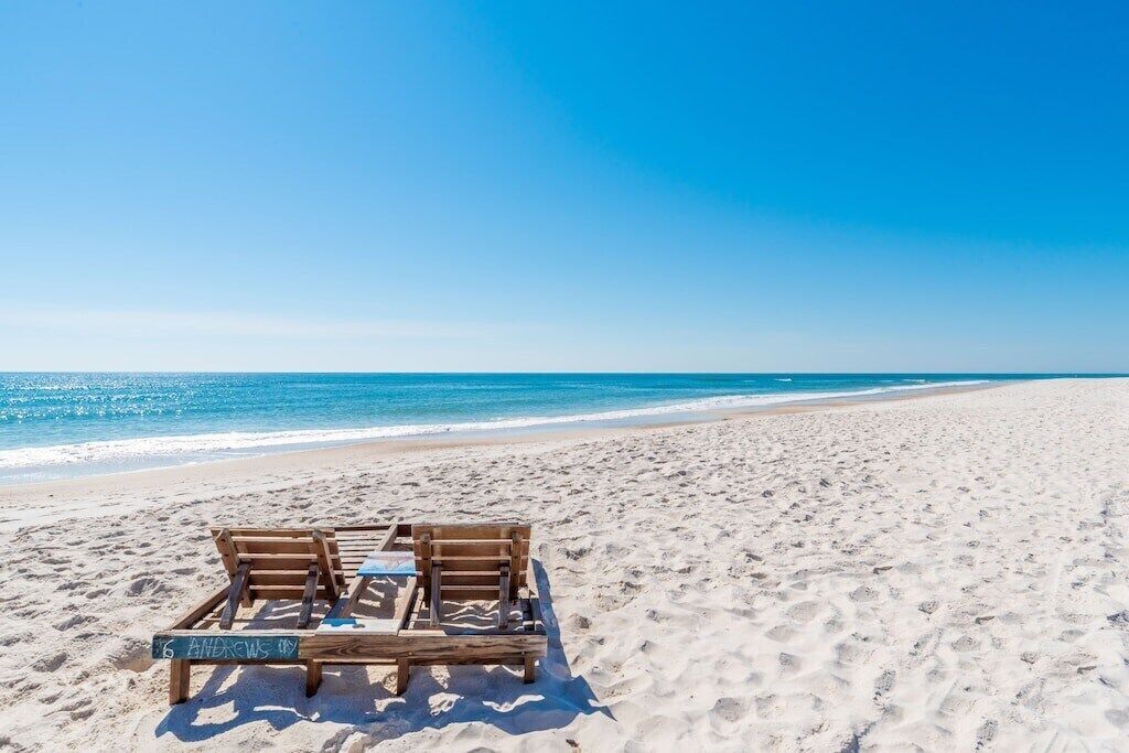 On the beach