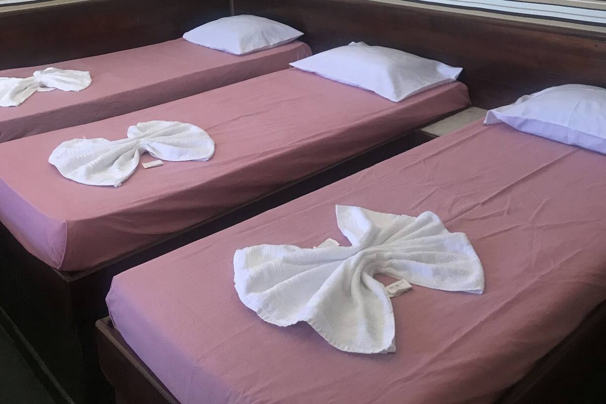 Dreibettzimmer, 3 Einzelbetten