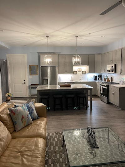 Penthouse - River View, Walk to Restaurants, Pet Friendly, monthly discount