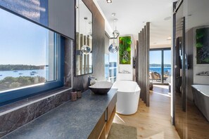 Hair dryer, towels