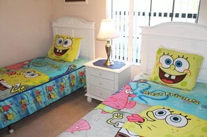 4 bedrooms, iron/ironing board, travel cot, free WiFi