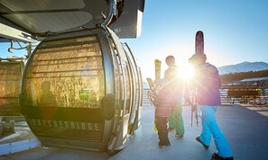 Ski enthusiasts can enjoy the convenience of this lift station at Brecheridge.