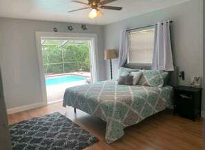 3 habitaciones, tabla de planchar con plancha, wifi y ropa de cama