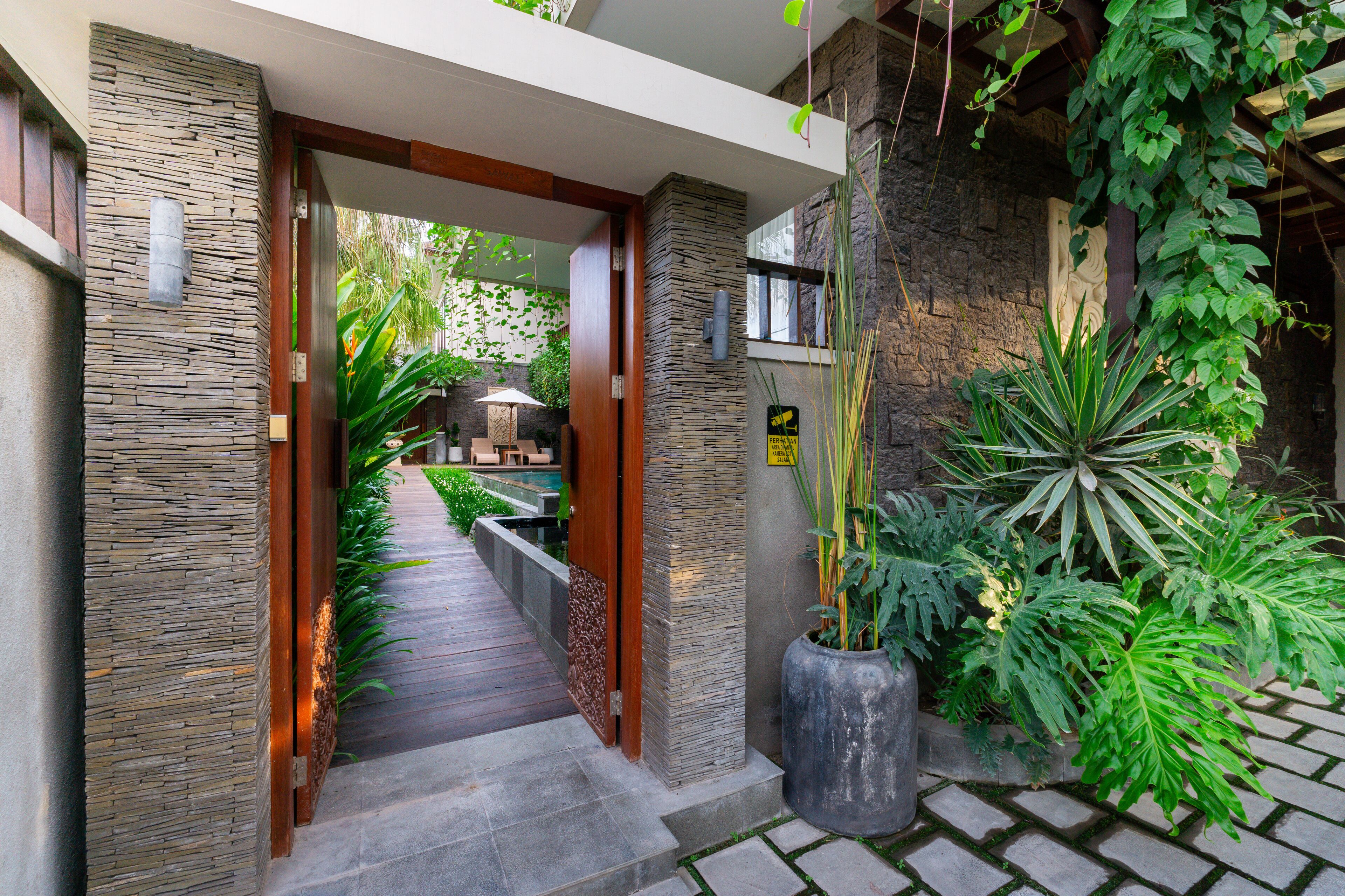 Entrada da propriedade