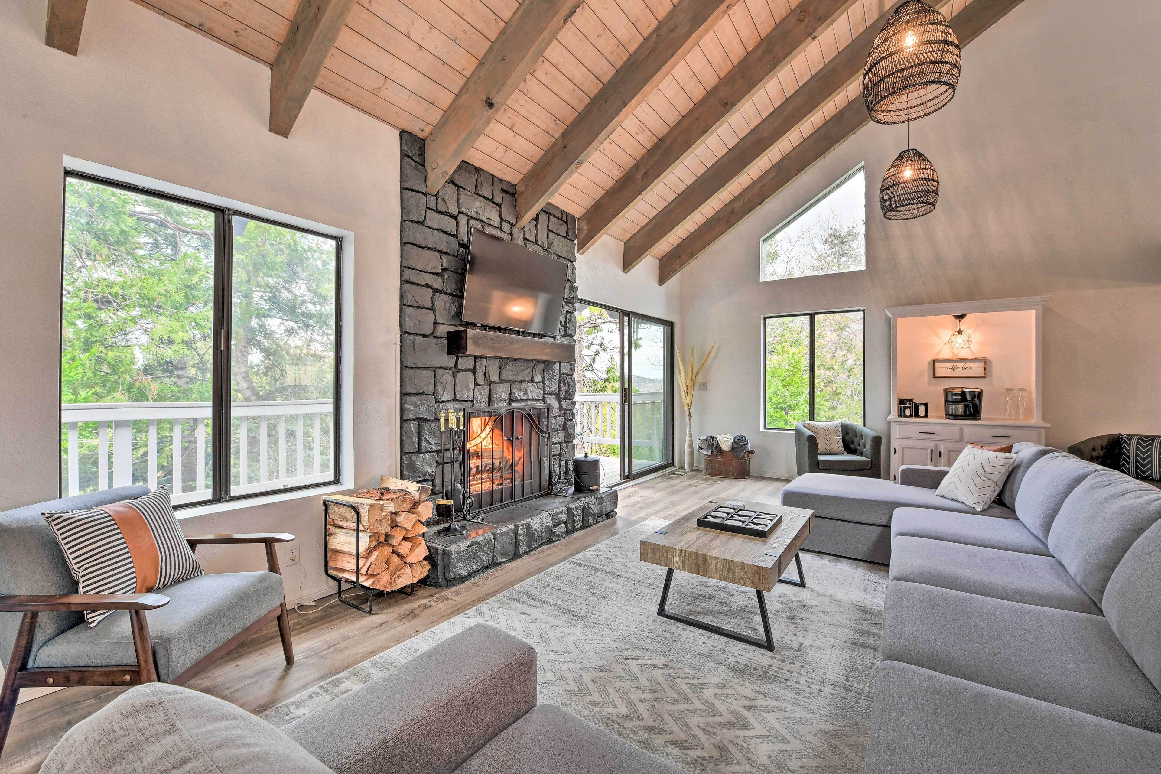 3-Level Luxe Home w/ Spa, AC, Game Room & Theater!