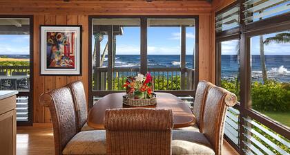 Hale Kahakai, Beautiful Haena Beachfront home!