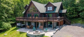 Mountain Lodge w/ Fire Pit, Games & Lake Fun