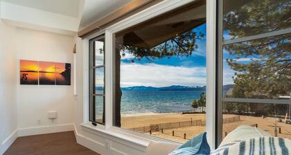 Stunning Unobstructed Tahoe Views | HOA Beach | Steps to Shops, Dining & Kings Beach