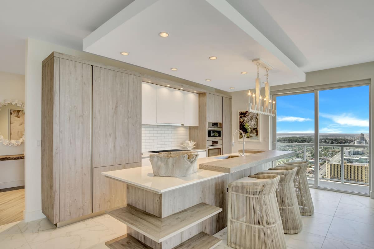 presidential suite, 2 bedrooms | living area | 55-inch lcd tv with digital channels, tv