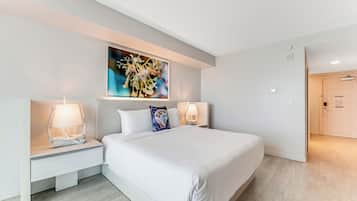 1 kamar tidur, seprai antialergi, dan bantalan ekstra lembut