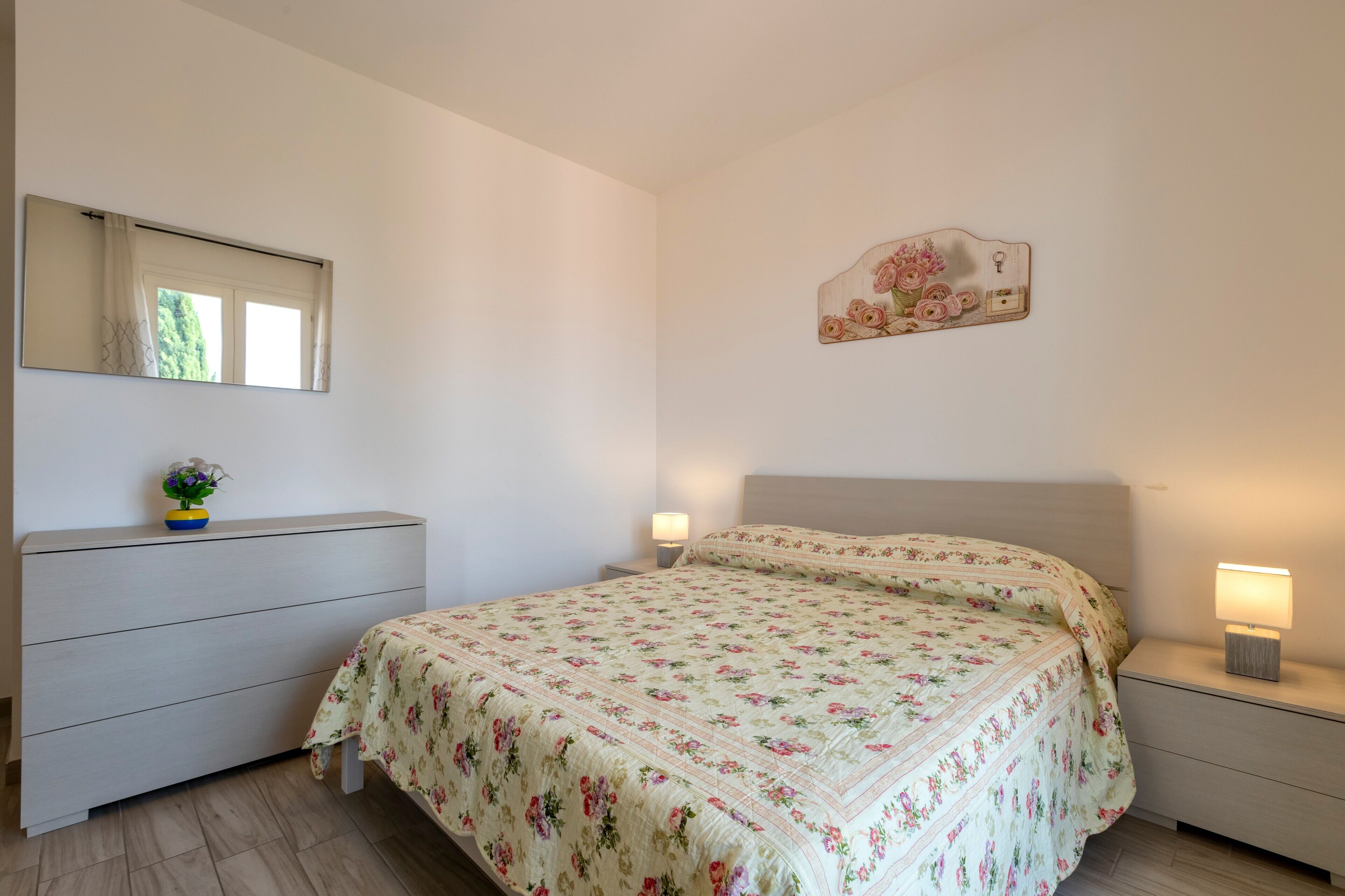 1 bedroom, iron/ironing board, bed sheets