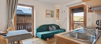 Apartment "Schlern" with Shared Sauna, Balcony, Mountain View and Wi-Fi