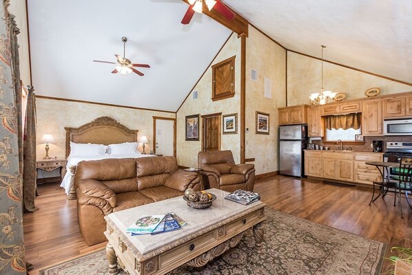 Chaumière, 1 chambre | Aire de séjour