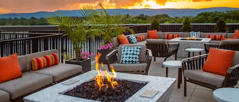 Terrasse sur le toit