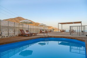 Luxury Villa | Pool | Seasonal outdoor pool - Villa Sunrise - South Crete Sea View (Faistos)