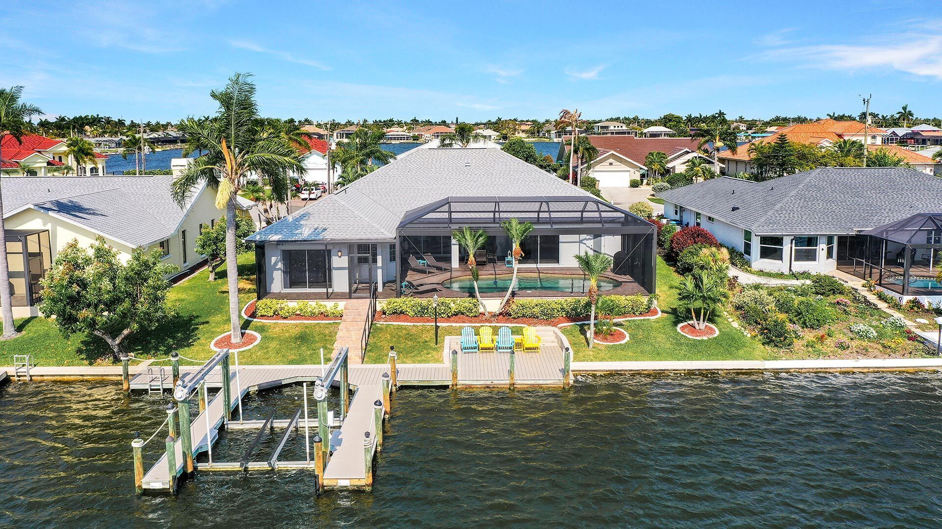 SEABIM Villa FLAMINCAH - Eight Lakes, 3 BR, 2,5 Baths, Lake view, Gulf access