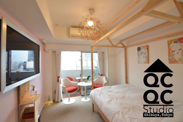 1 chambre, bureau, Wi-Fi, draps fournis