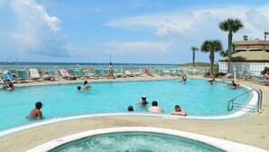 Pool - Beachfront 1BR Panama City Beach Condo w/ Pools, Hot Tubs & Walk to Pier Park (Panama City Beach)