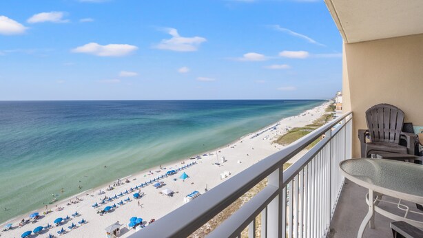 Property grounds - Beachfront 1BR Panama City Beach Condo w/ Pools, Hot Tubs & Walk to Pier Park (Panama City Beach)