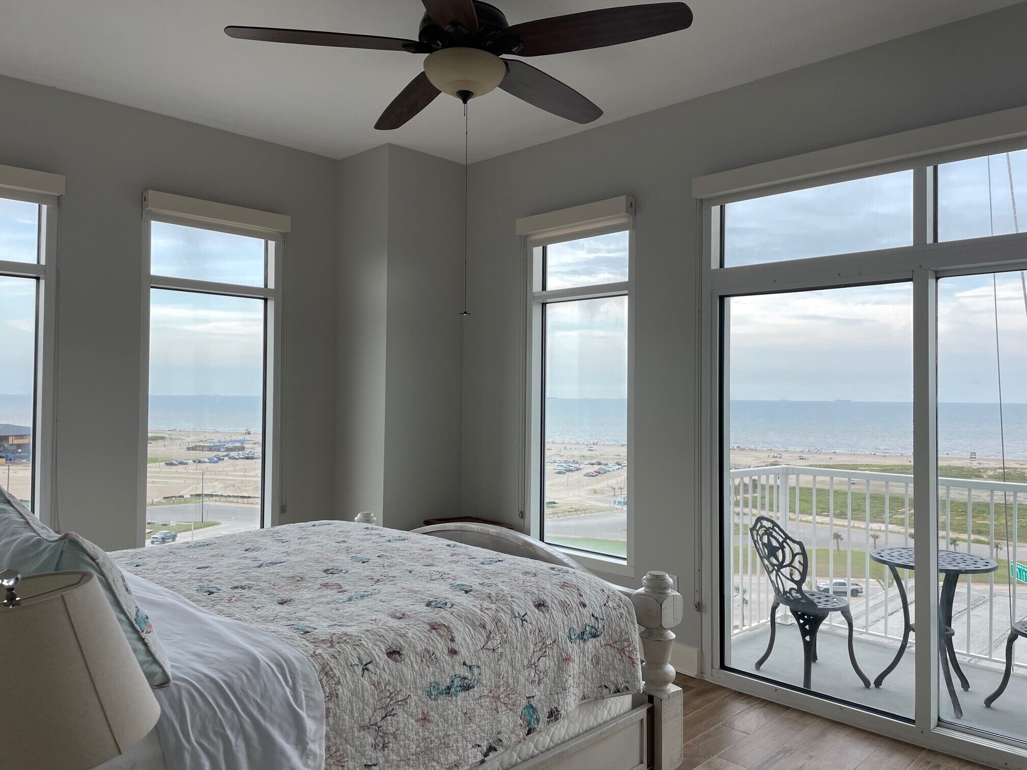 Beautiful beach view for the entire family.  Great pool, movie room, game room..