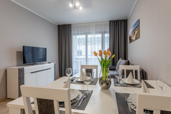 Dining - Ferienwohnung am Meer, Urlaub auf der Insel Usedom, Appartement Flora (Swinoujscie)