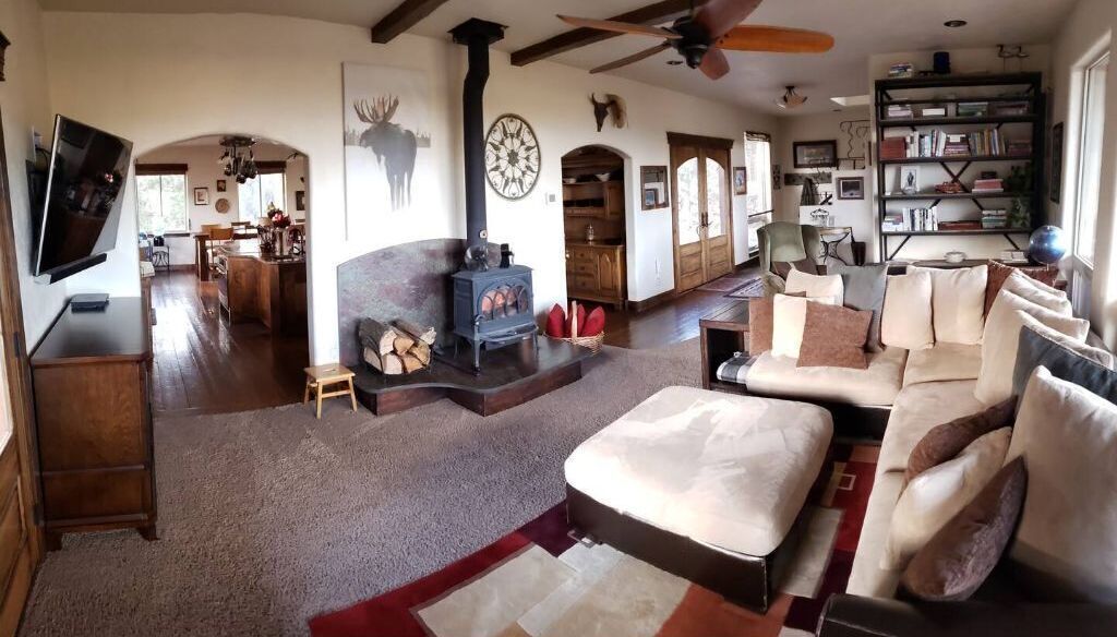 TV, DVD player, books