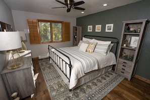 1 bedroom, iron/ironing board, travel crib, free WiFi