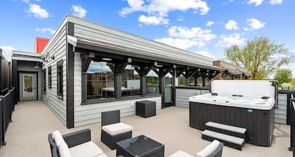 Chic Downtown Whitefish Condo with Private Hot Tub