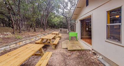 Charming Group Getaway Near Austin - Designer Home, Hot Tub, Game Room, Fire Pit