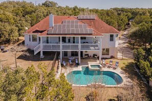 Unclassified image, 3 of 56, button - Pool/Spa | 14 Beds | Sleeps 28 - WalkerVR Sundown Escape (Austin)