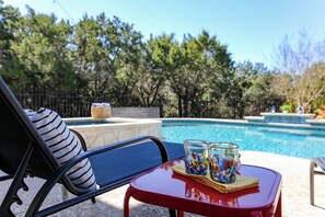 Unclassified image, 2 of 56, button - Pool/Spa | 14 Beds | Sleeps 28 - WalkerVR Sundown Escape (Austin)